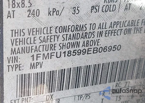 2009 Ford Expedition Eddie Bauer/King Ranch from USA, damaged, VIN 1FMFU18599EB06950